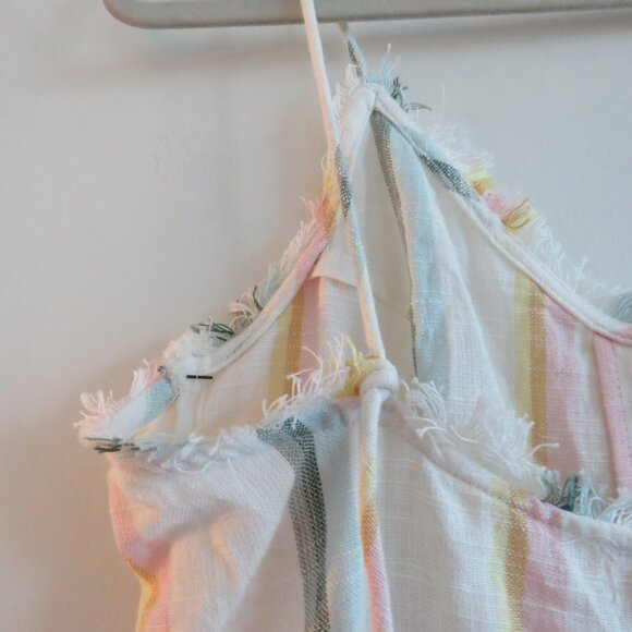 BILLABONG X THE SALTY BLONDE Sunny Stripes Candy Stripe Gauzy Mini Sun Dress NWT - Picture 14 of 15